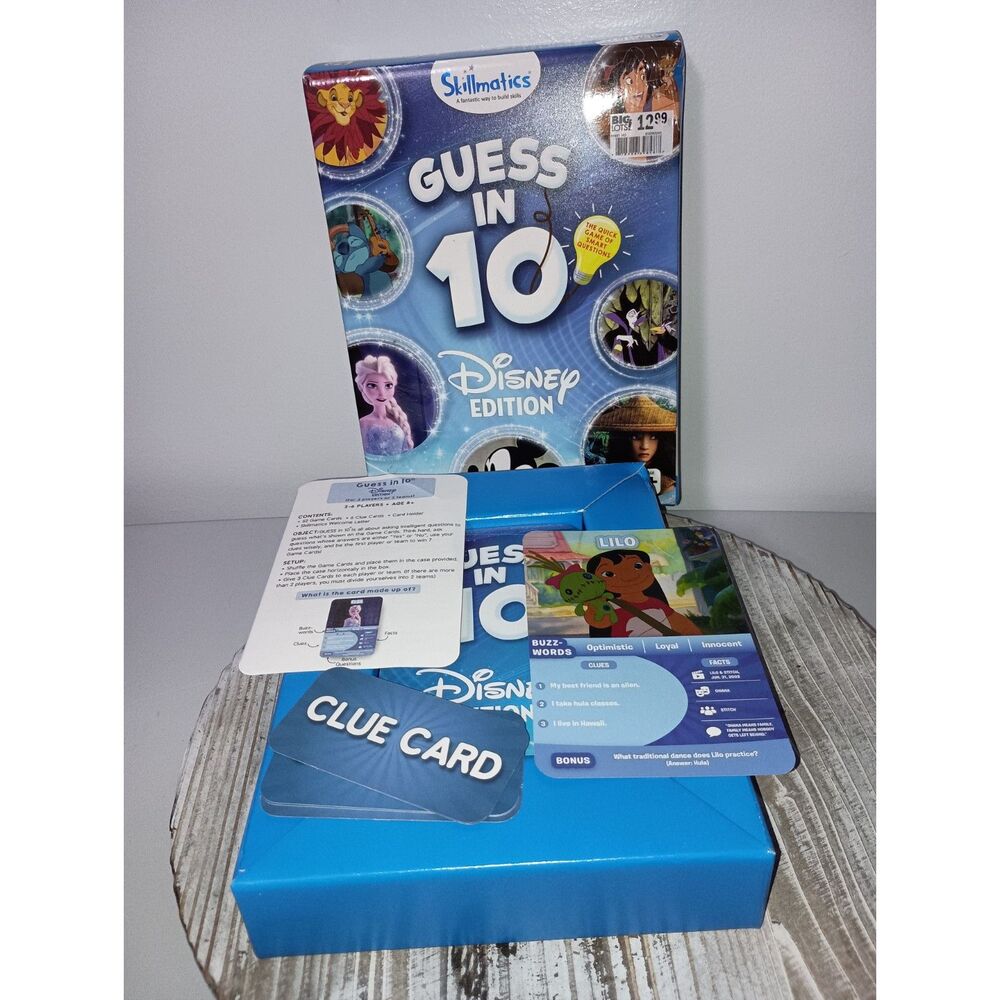 Board Games: Apples to Apples & Guess in 10 (Disney Edition-Complete) Pre-Owned - Picture 6 of 6
